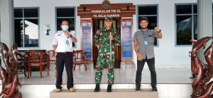 Tingkatkan Sinergitas Kepala BMKG Karimun Kunjungi Pangkalan TNI AL