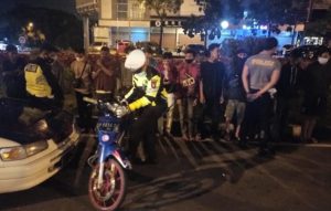 Polisi Bubarkan Balap Liar di Batam, Puluhan Remaja Diamankan