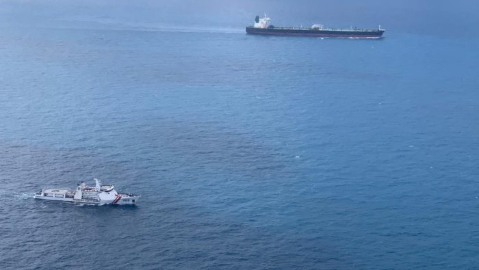 Bakamla Amankan 2 Kapal Super Tanker Asing, Digiring ke Perairan Batam