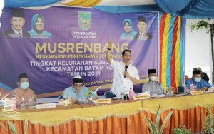 Amsakar Resmi Buka Musrenbang Kelurahan Sungai Panas