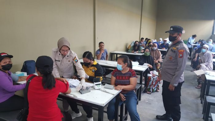 Vaksinasi Boster Serentak di Selenggarakan Polri, PBNU dan Kemenag Diwilayah Polsek Batu Ampar