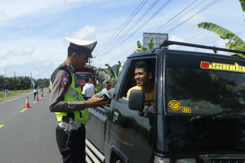 Dinas Perhubungan dan Satlantas Polres Pasaman Barat Razia Gabungan Hingga Sidang Langsung