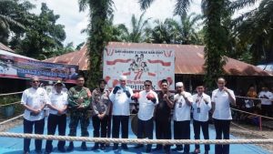 Bupati Hamsuardi Resmikan Sasana Tinju SMP N 2 Luhak Nan Duo, Pasaman Barat