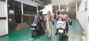 Hari Ke-Empat Naik Motor Ke Mekah, Rider Payakumbuh Menangis Haru Disambut Palanta Paliko Malaysia