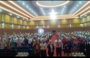 Ratusan Mahasiswa Baru Universitas Batam Jalani PKKMB 2023 di Kampus