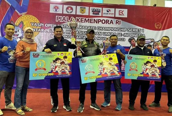 Karate INKAI Ranting Marinir Cilandak Raih Juara Umum Piala Menpora RI Tahun 2023