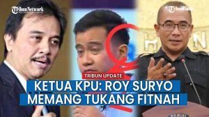 Diancam Dipolisikan Roy Suryo, Ketua KPU Cuek: Tanya aja Dia Habis Kena Pidana Apa