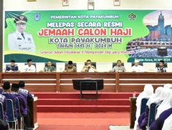 Pj Walikota Jasman Payakumbuh Lepas Jamaah Haji di Dampingi Forkopimda di Aula Ngalau Balai Kota