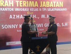 Sertijab Kepala Imigrasi Selatpanjang, ini harapan Kanwil Kemenkumham Riau