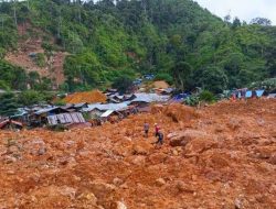 Longsor Terjang Tambang Emas di Desa Tulubalo Timur Gorontalo